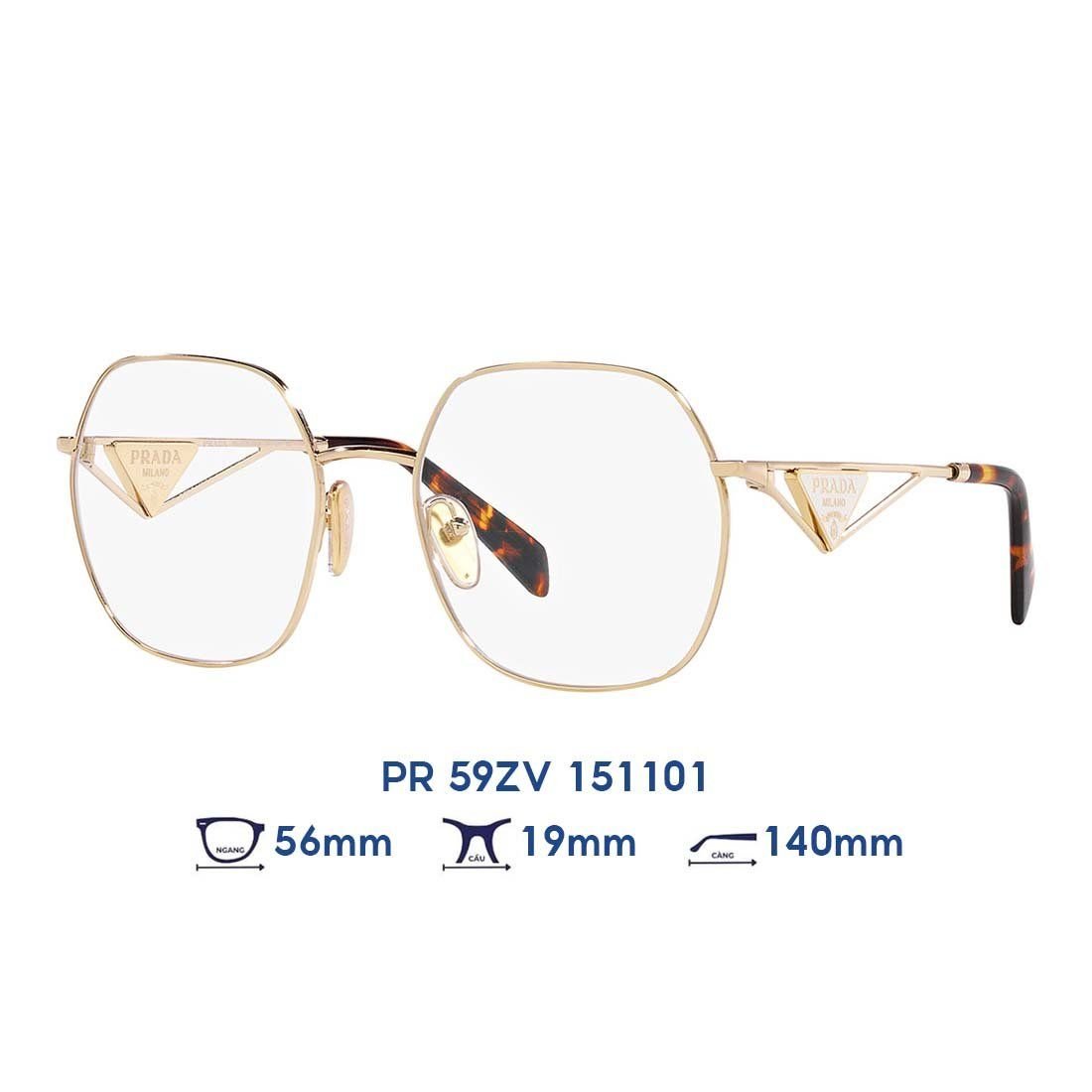  Gọng kính Prada PR 59ZV 151101 