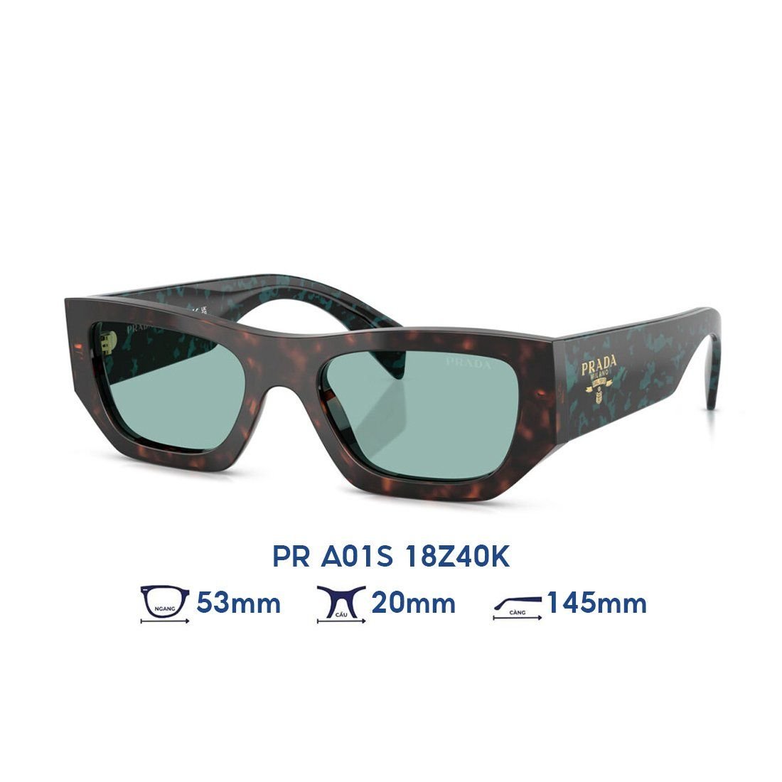  Kính mát PRADA PR A01S 18Z40K 