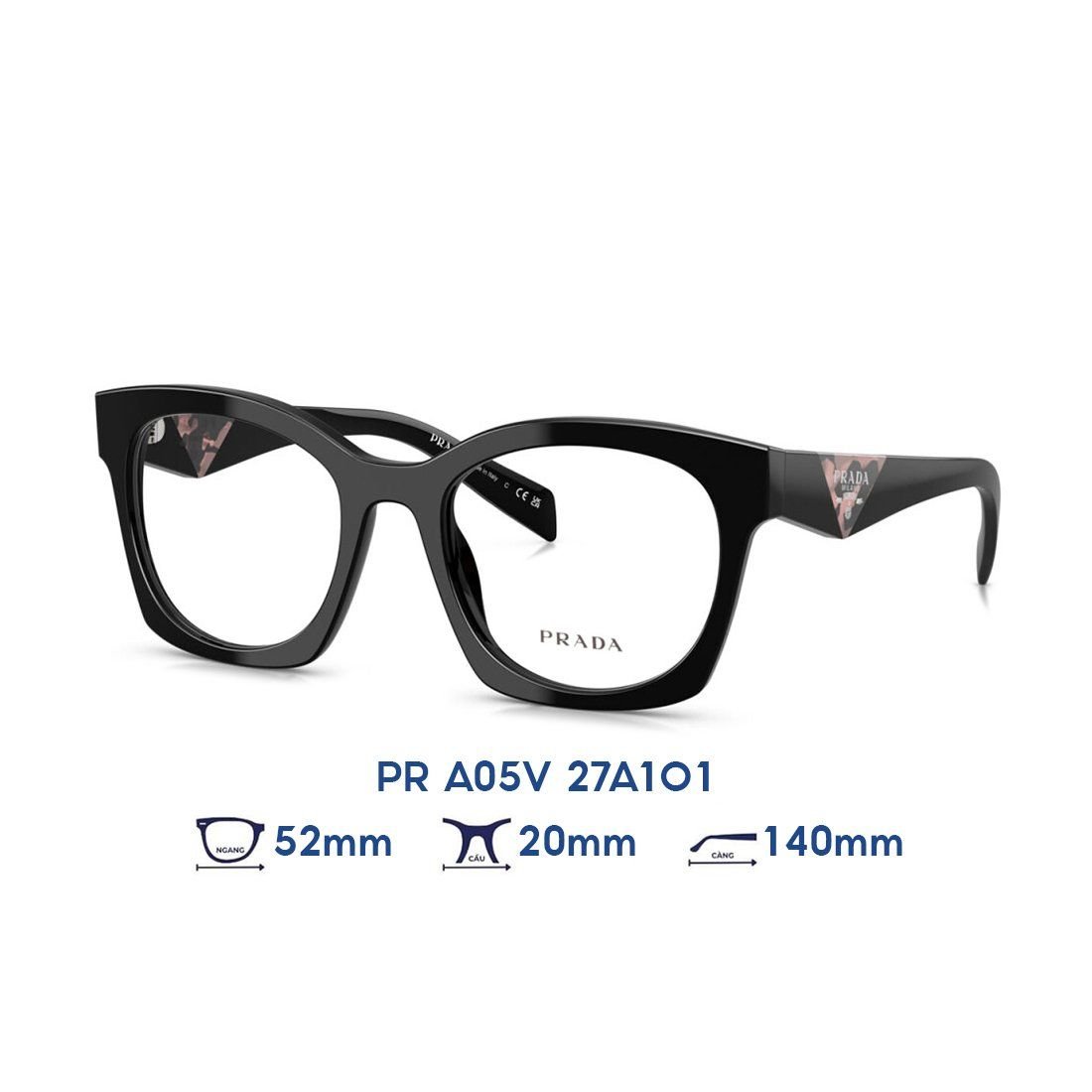 Gọng kính PRADA PR A05V 27A1O1 