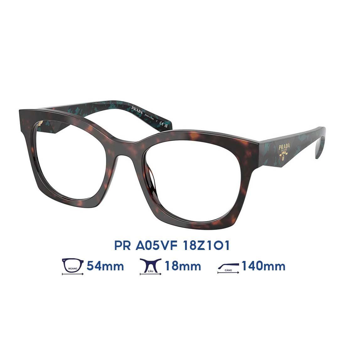  Gọng kính Prada PR A05VF 18Z1O1 