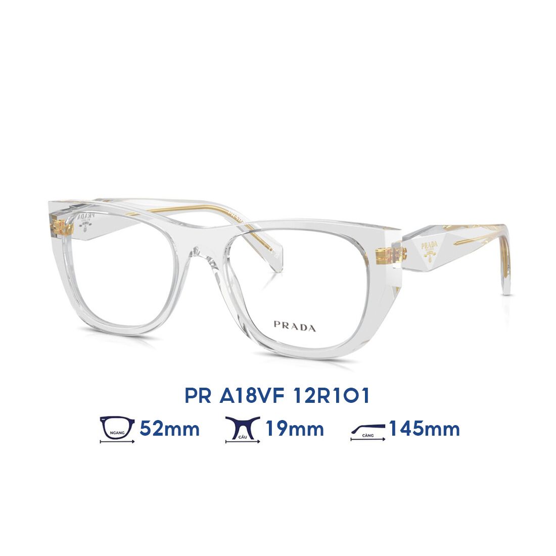  Gọng kính PRADA PR A18VF 12R1O1 