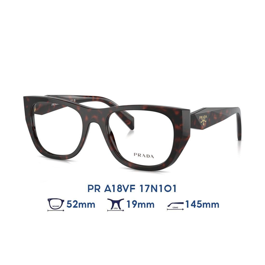 Gọng kính PRADA PR A18VF 17N1O1 