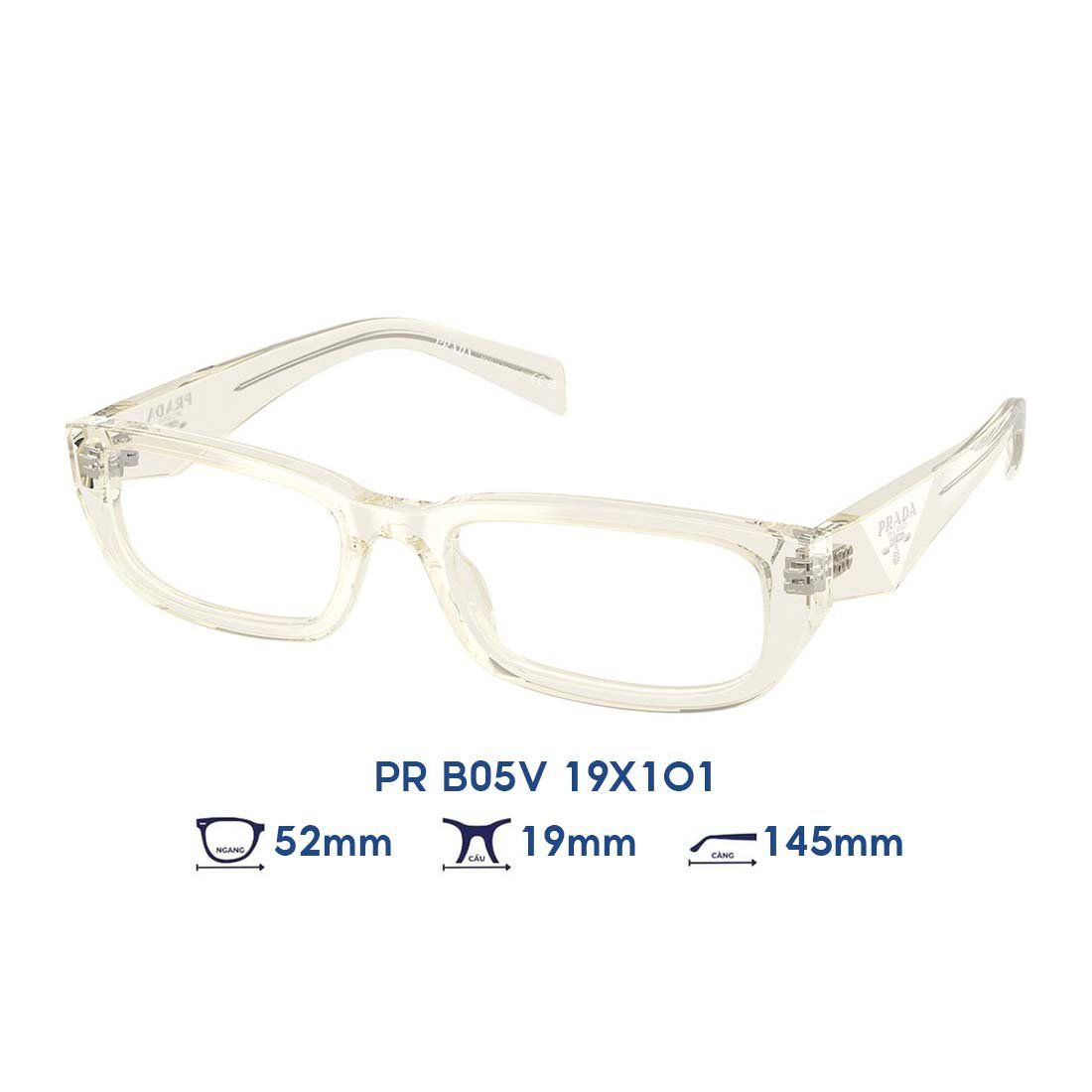  Gọng kính Prada PR B05V 19X1O1 