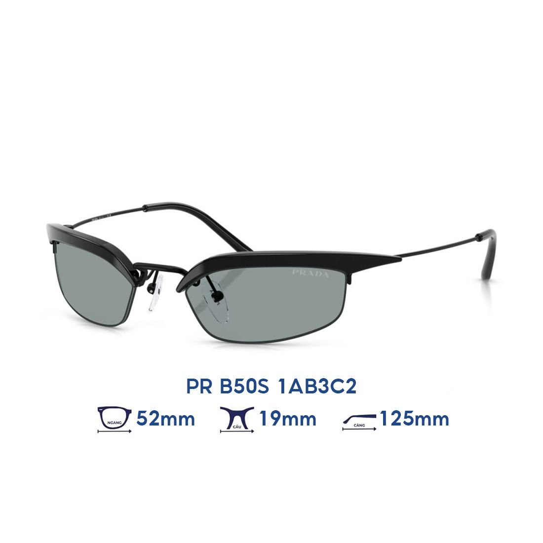  Kính mát PRADA PR B50S 1AB3C2 