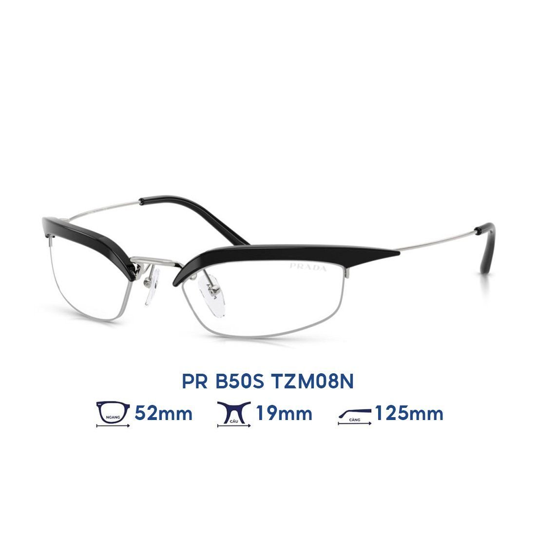  Kính mát PRADA PR B50S TZM08N 