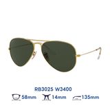  Kính mát RAYBAN RB3025 W3400 