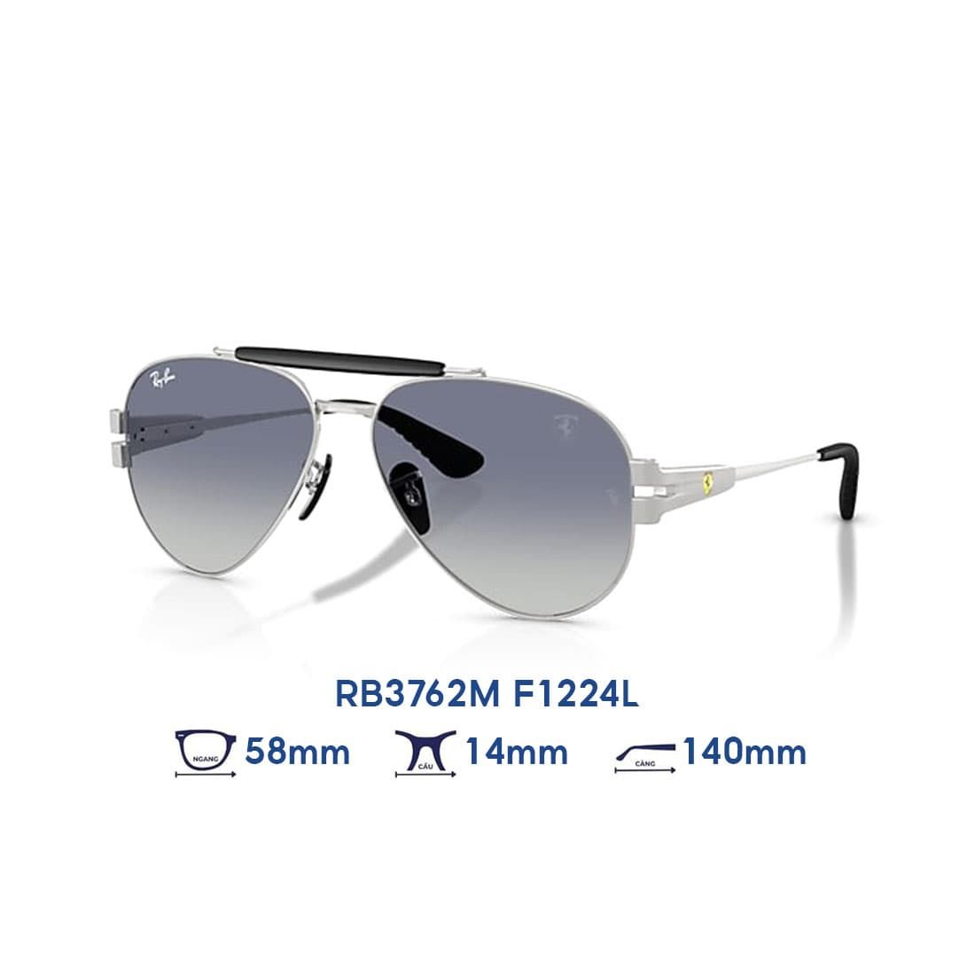  Kính mát RAYBAN Scuderia Ferrari RB3762M F1224L 