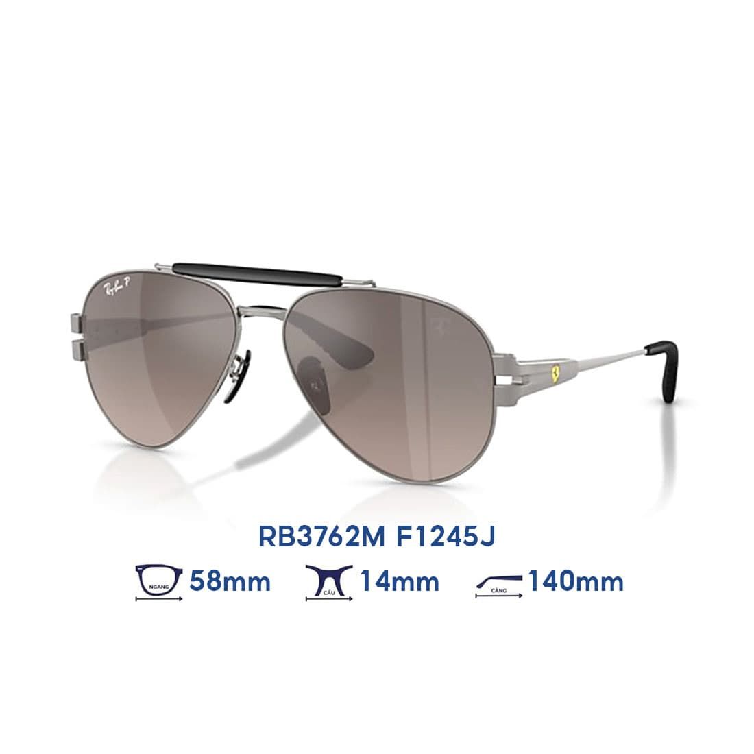  Kính mát RAYBAN Scuderia Ferrari RB3762M F1245J 