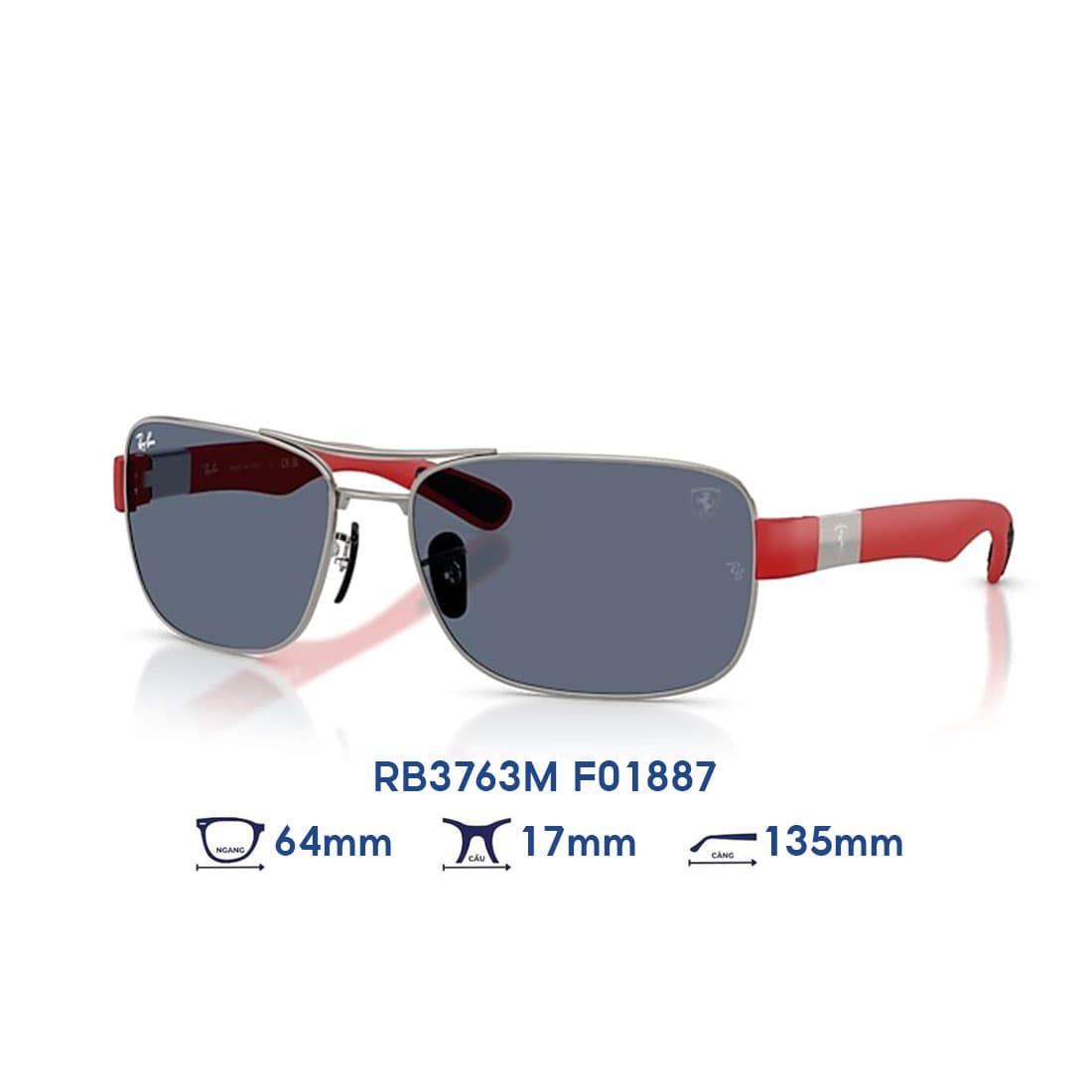 Kính mát RAYBAN Scuderia Ferrari RB3763M F01887 