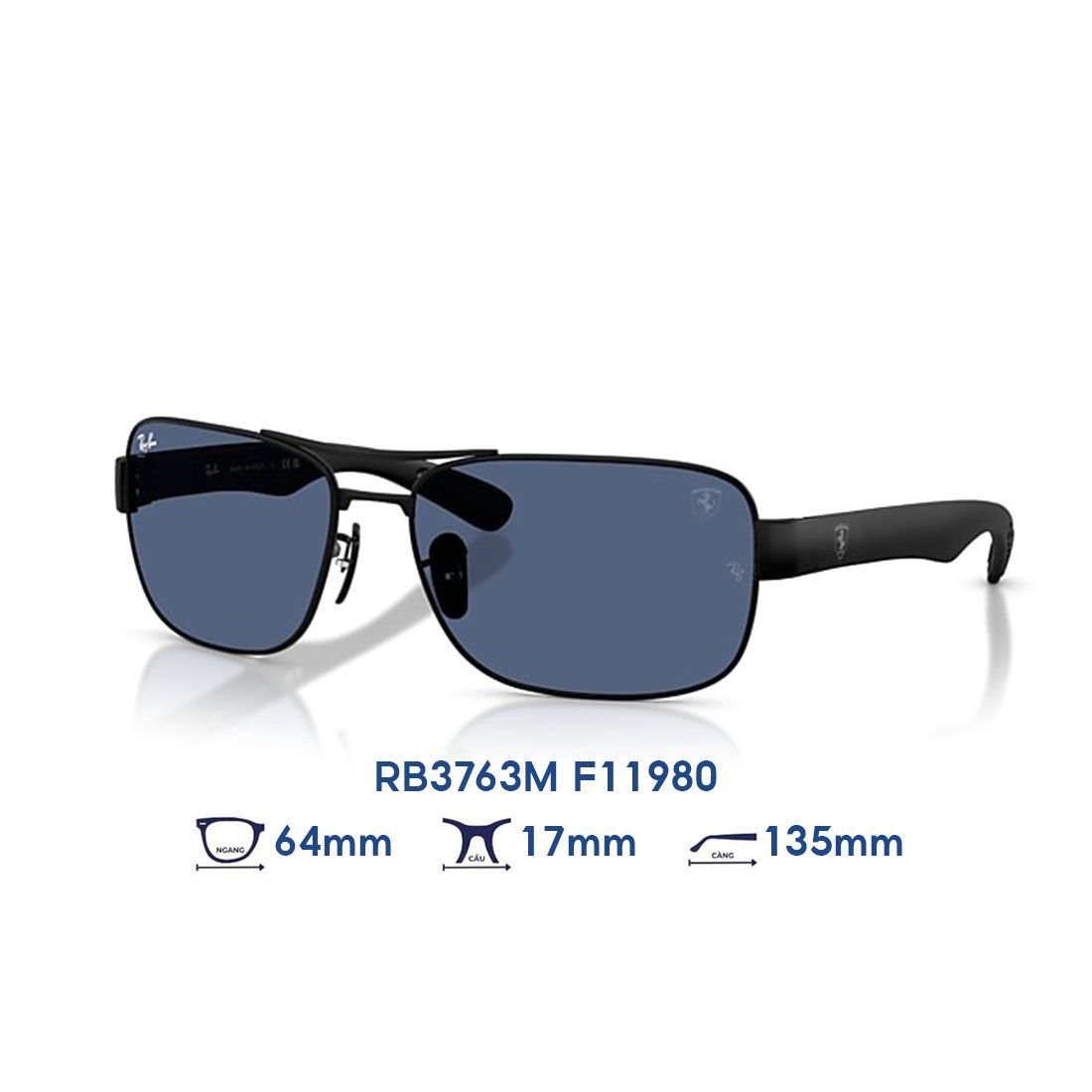  Kính mát RAYBAN Scuderia Ferrari RB3763M F11980 