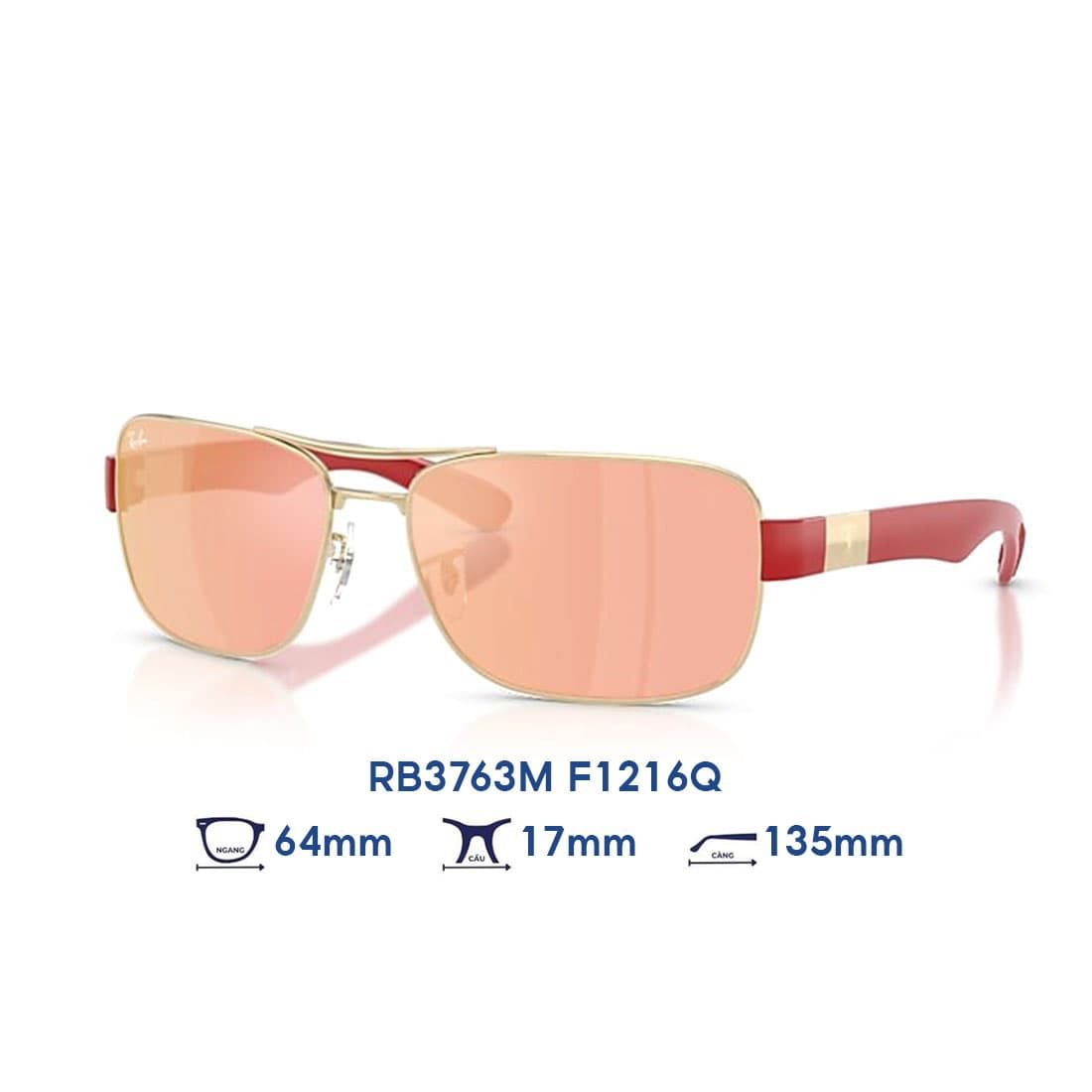  Kính mát RAYBAN Scuderia Ferrari RB3763M F1216Q 