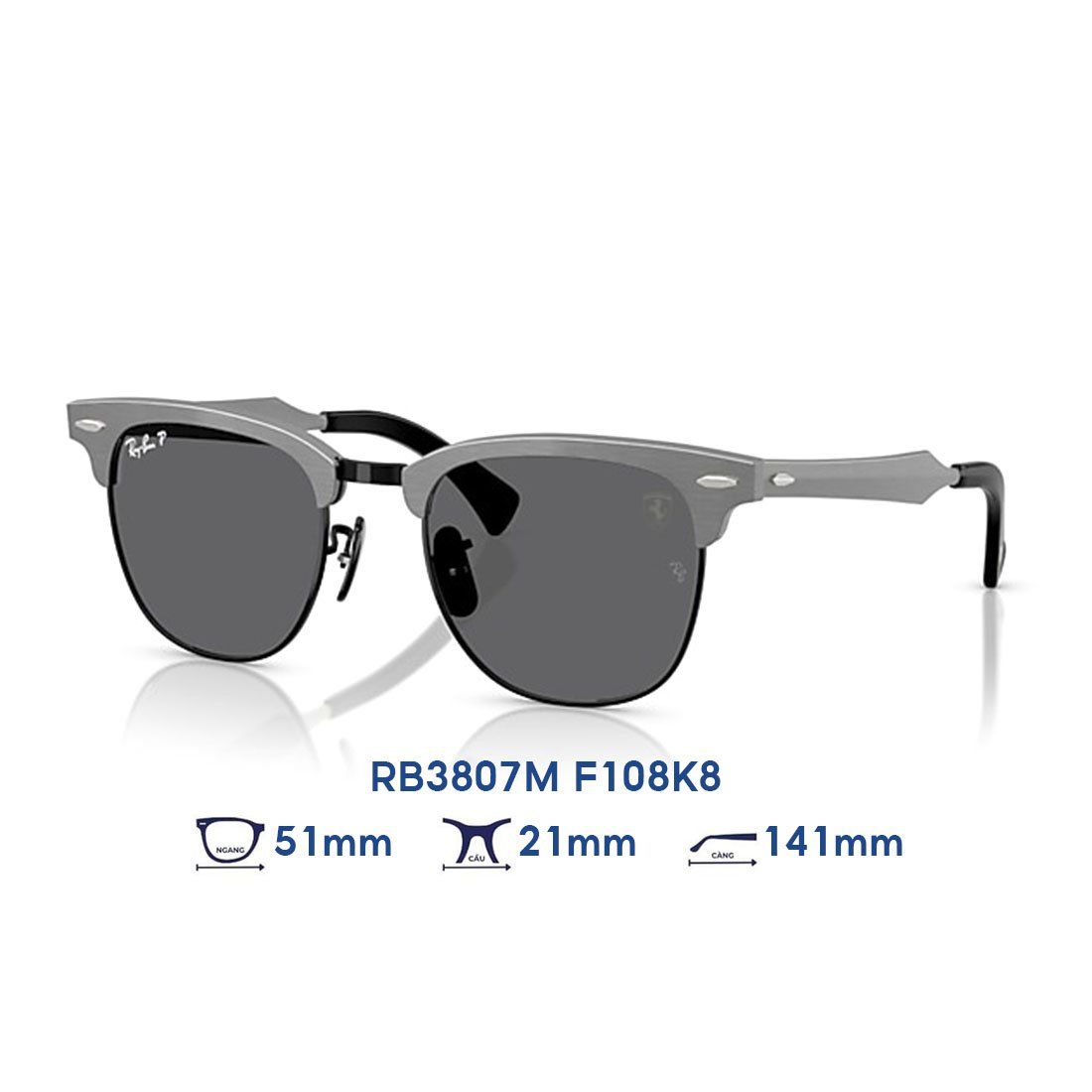  Kính mát RAYBAN Scuderia Ferrari RB3807M F108K8 