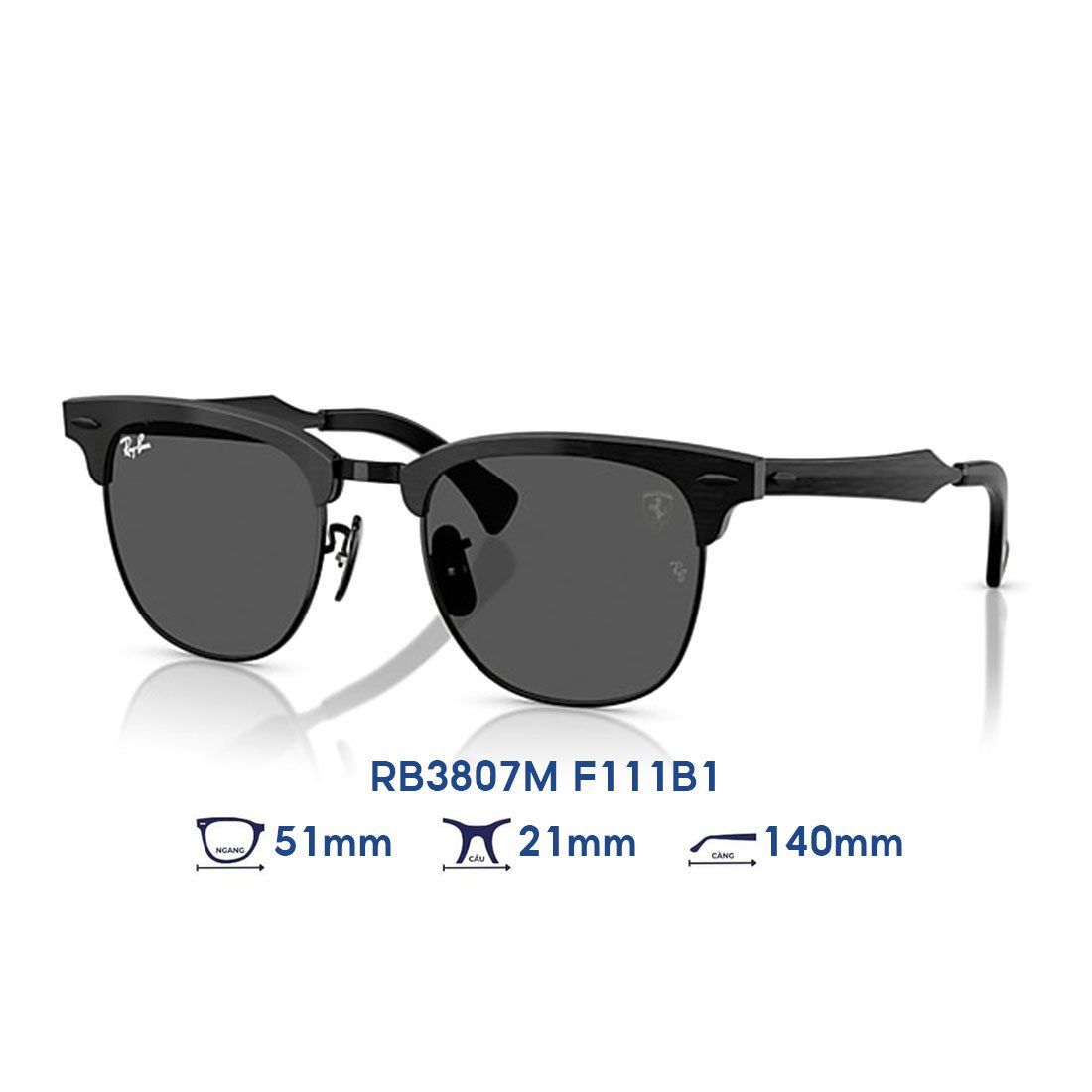  Kính mát RAYBAN Scuderia Ferrari RB3807M F111B1 
