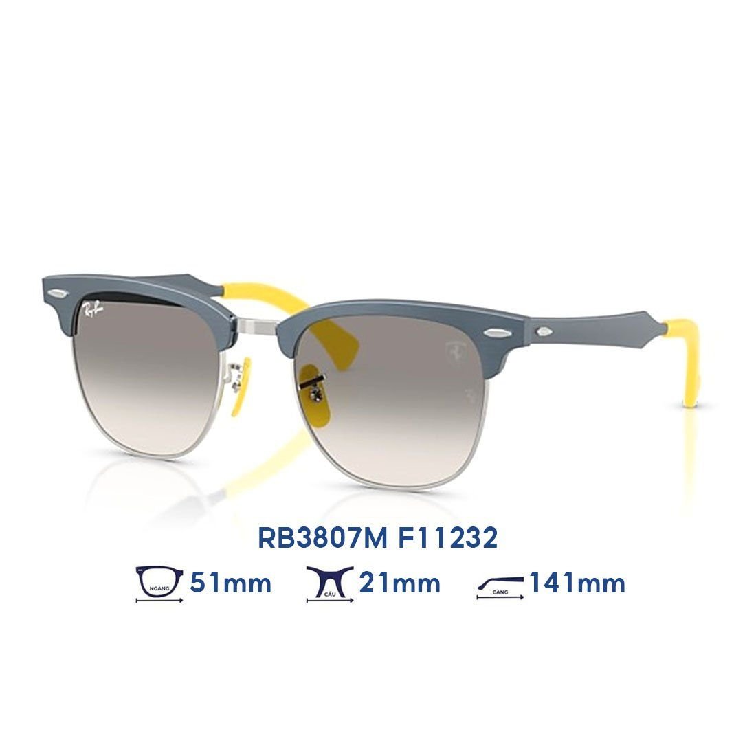 Kính mát RAYBAN Scuderia Ferrari RB3807M F11232 
