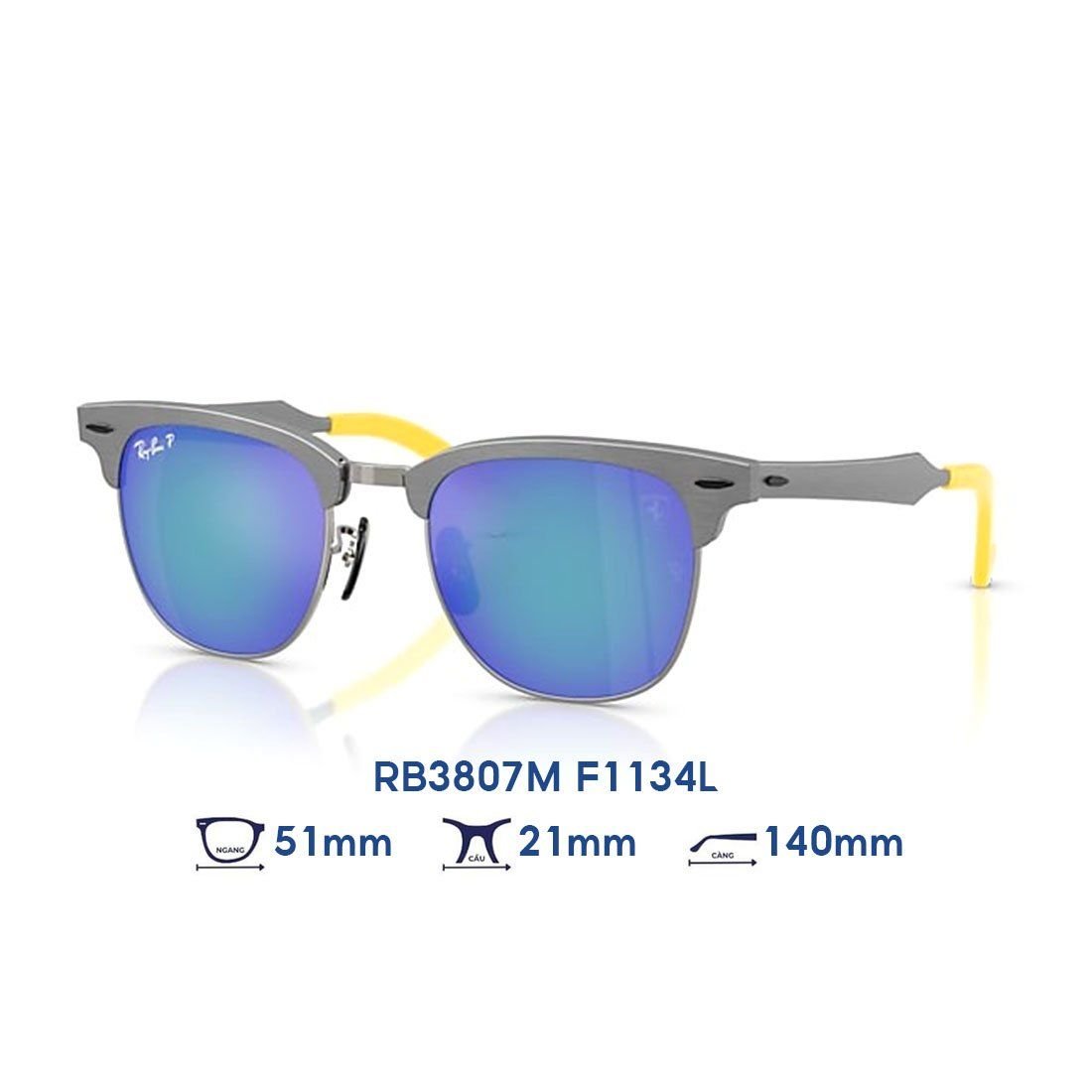  Kính mát RAYBAN Scuderia Ferrari RB3807M F1134L 