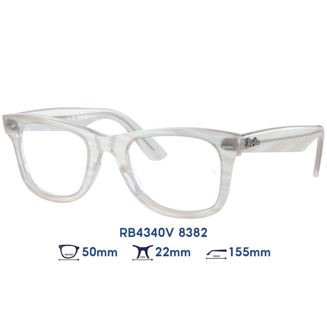  Gọng kính RAYBAN RB4340V 8382 