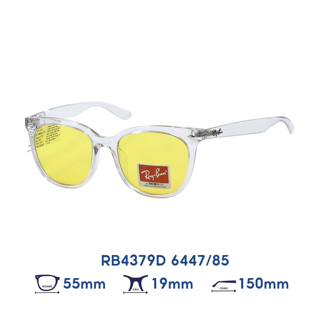  Kính mát RAYBAN RB4379D 6447/85 