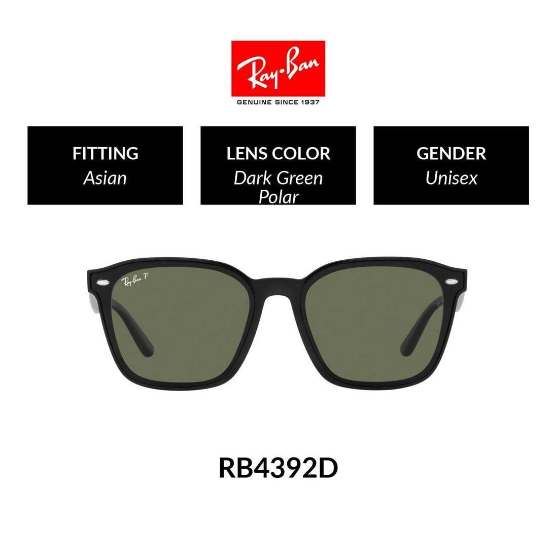 Kính mát RAYBAN RB4392D 601/9A