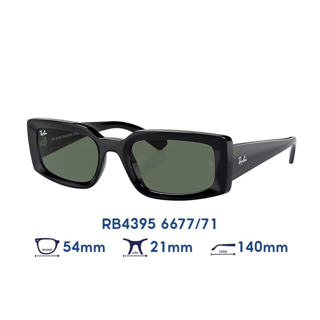  Kính mát RAYBAN RB4395 6677/71 