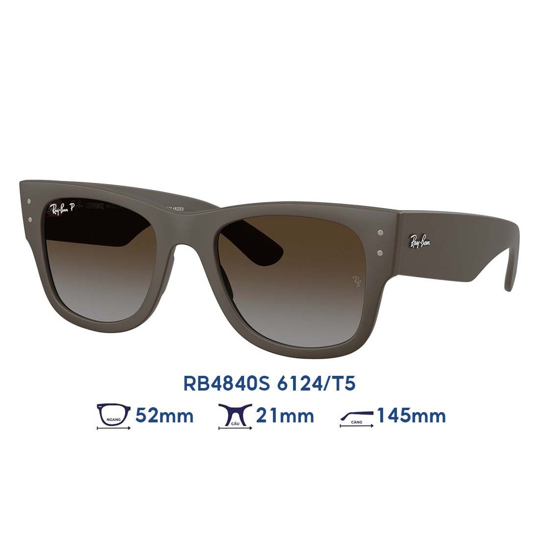  Kính mát RAYBAN RB4840S 6124/T5 