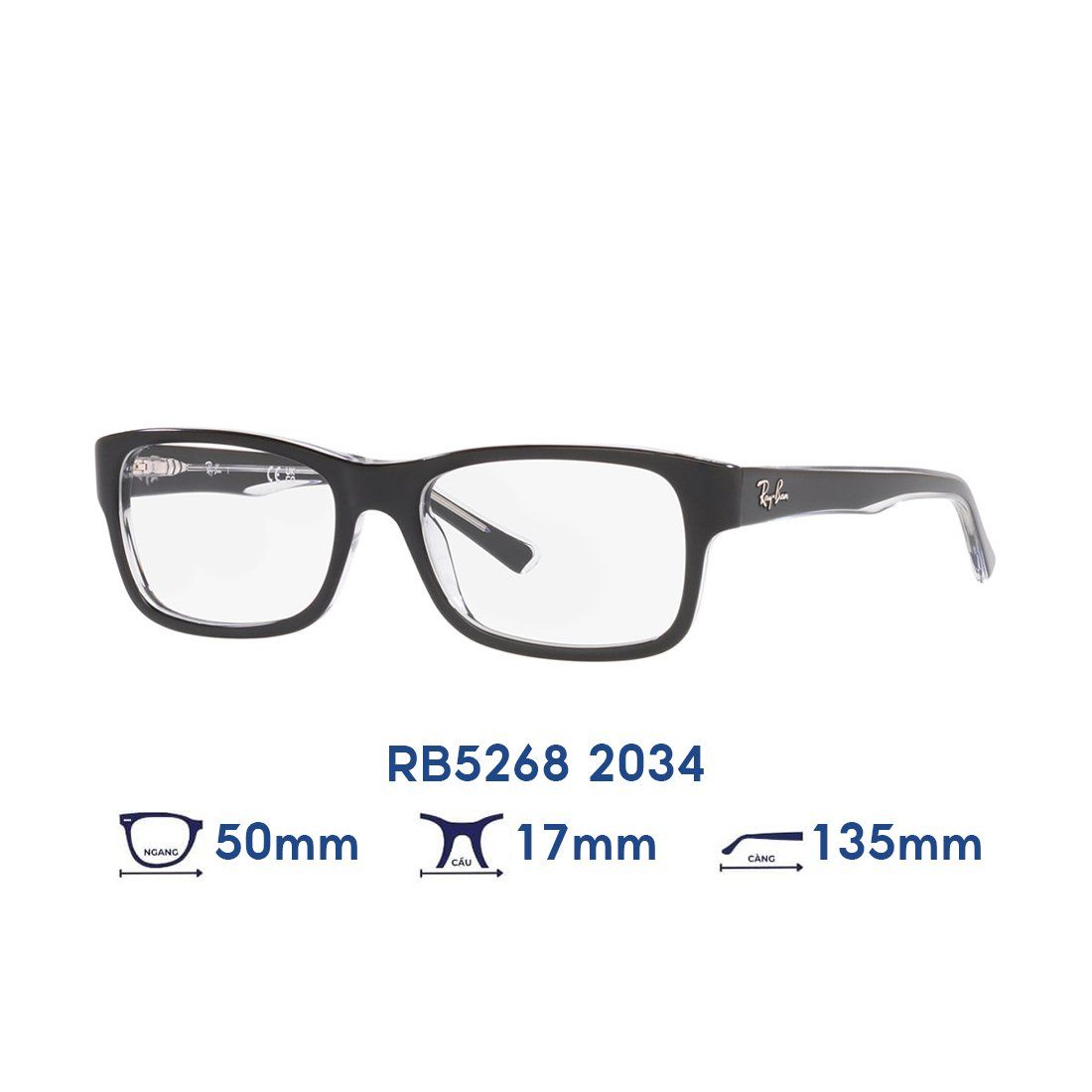  Gọng kính trẻ em Kids RAYBAN RB5268 2034 
