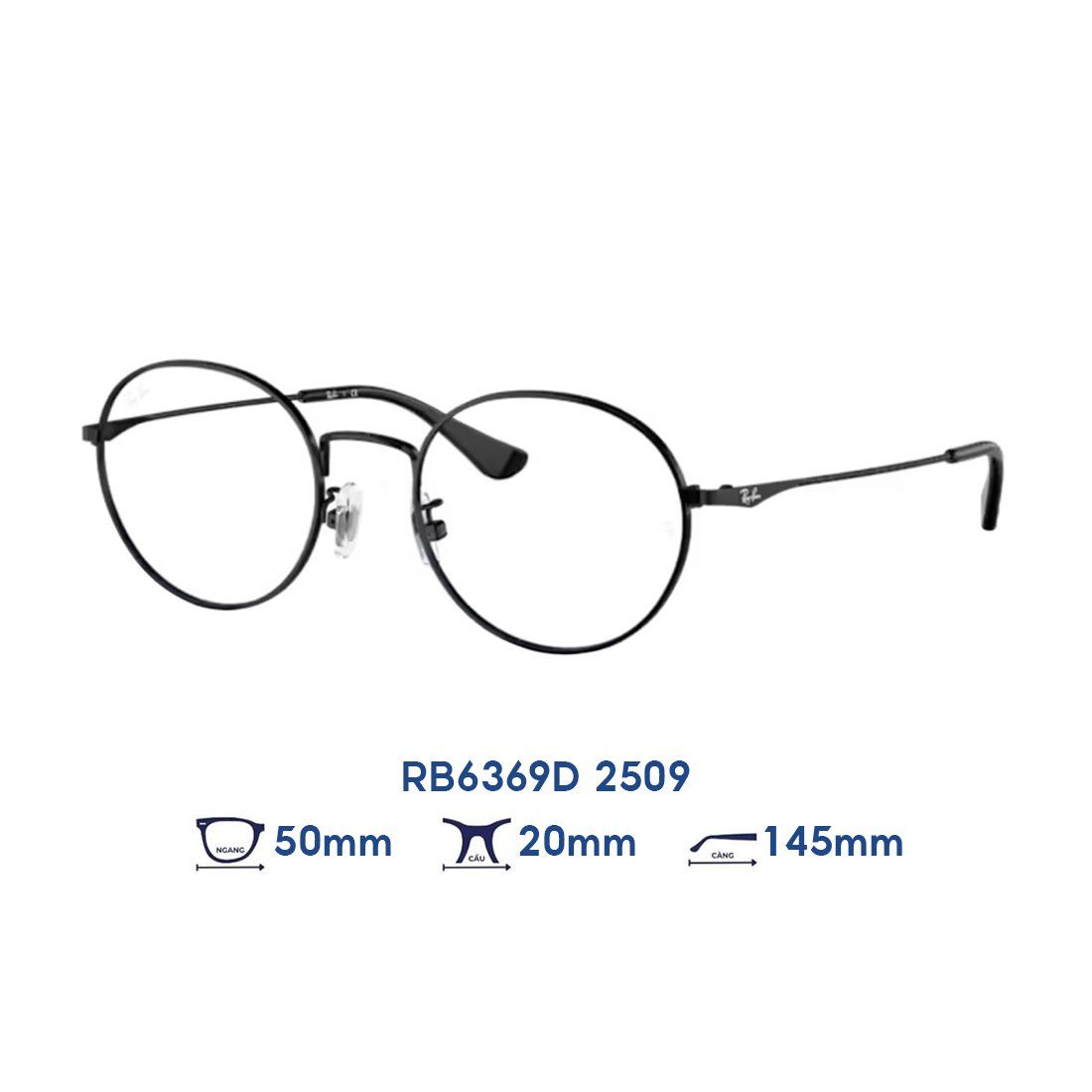  Gọng kính RAYBAN RB6369D 2509 