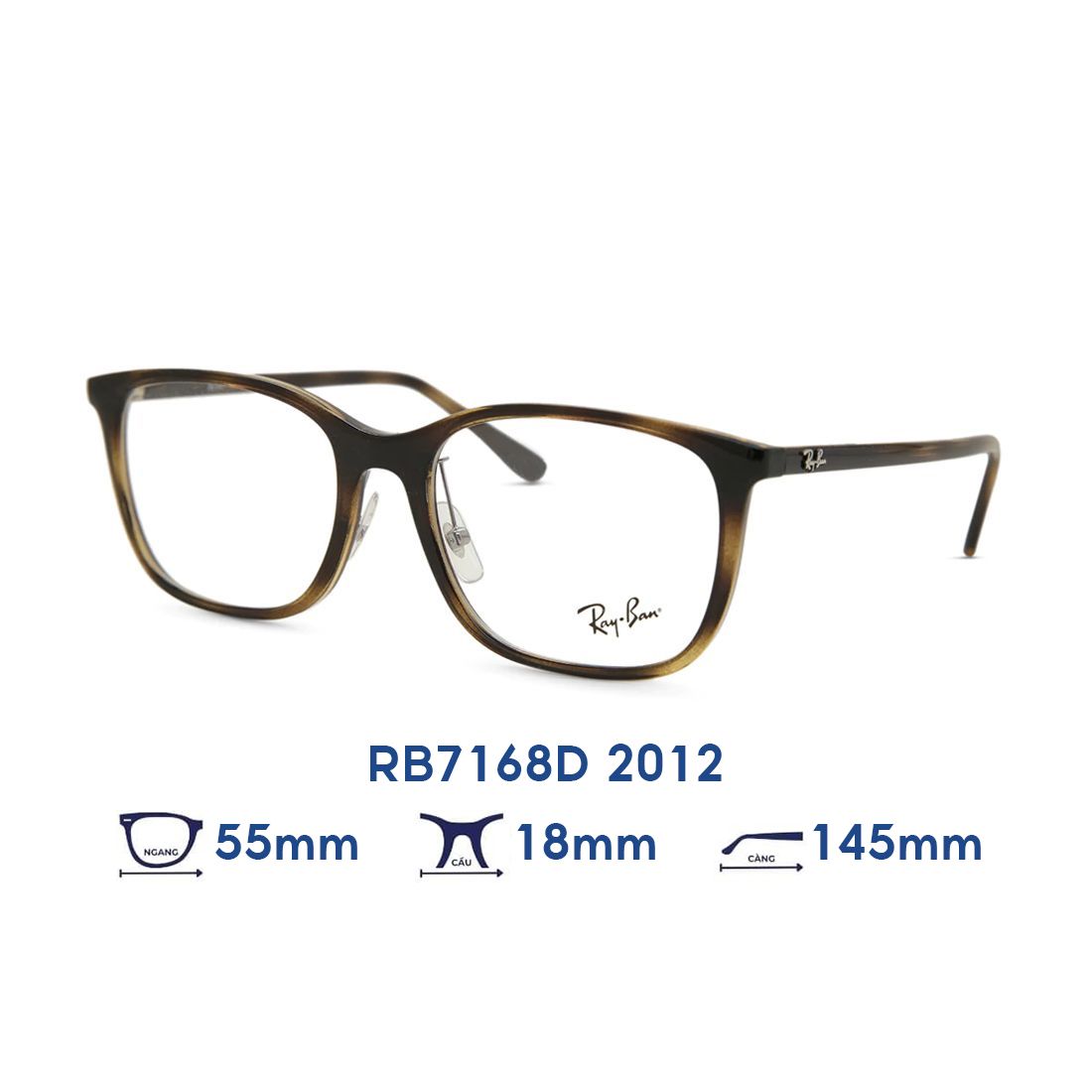  Gọng kính RAYBAN RB7168D 2012 