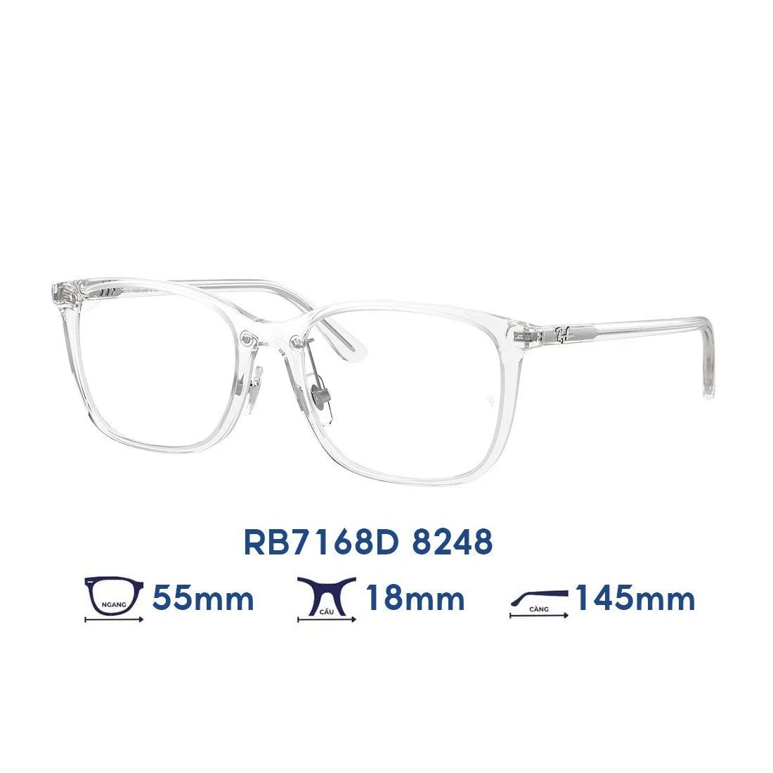  Gọng kính RAYBAN RB7168D 8248 