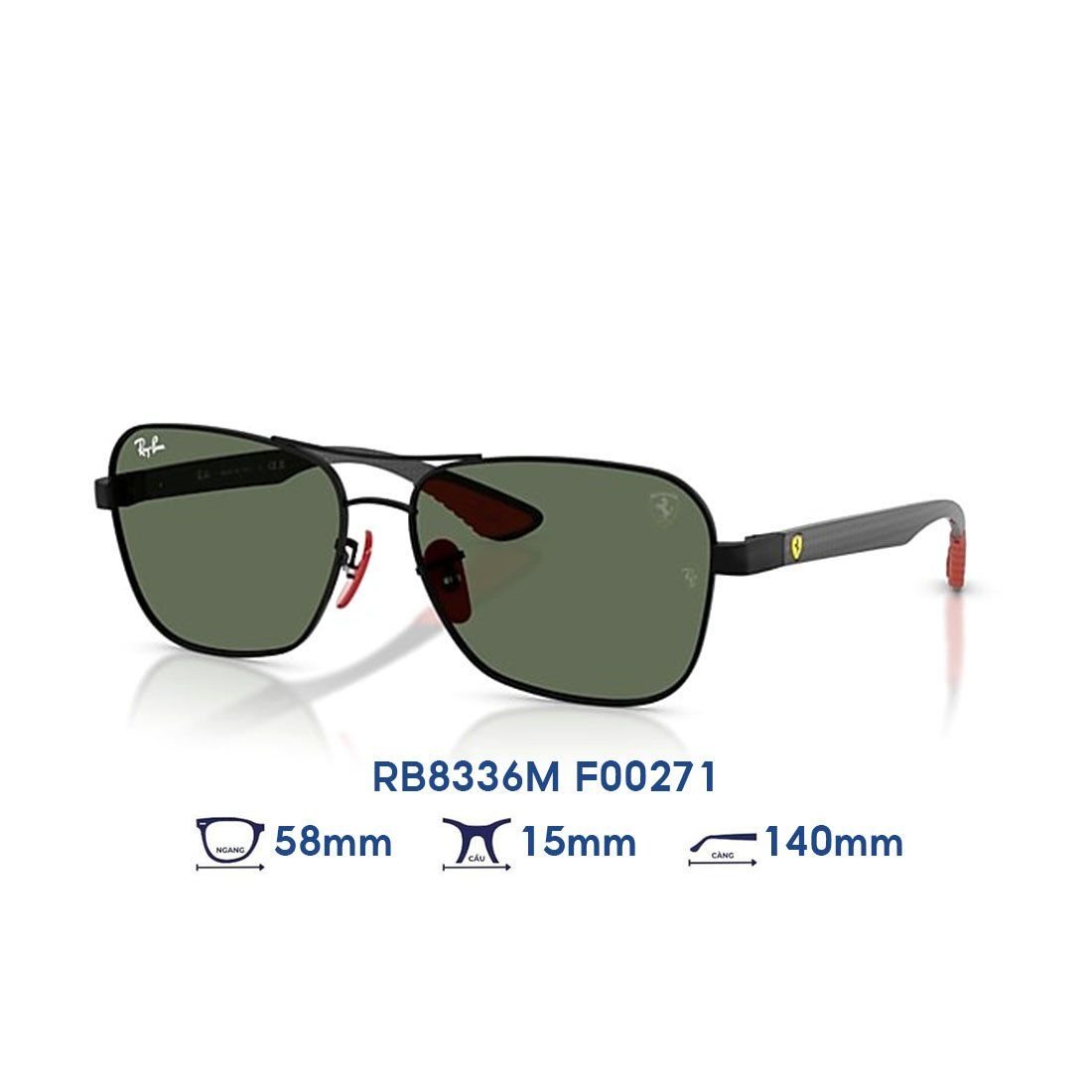  Kính mát RAYBAN Scuderia Ferrari RB8336M F00271 