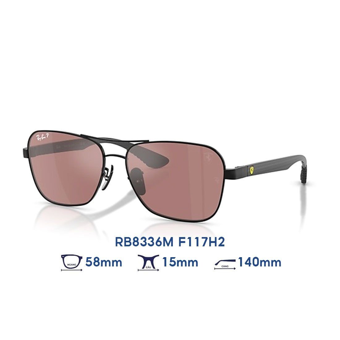  Kính mát RAYBAN Scuderia Ferrari RB8336M F117H2 
