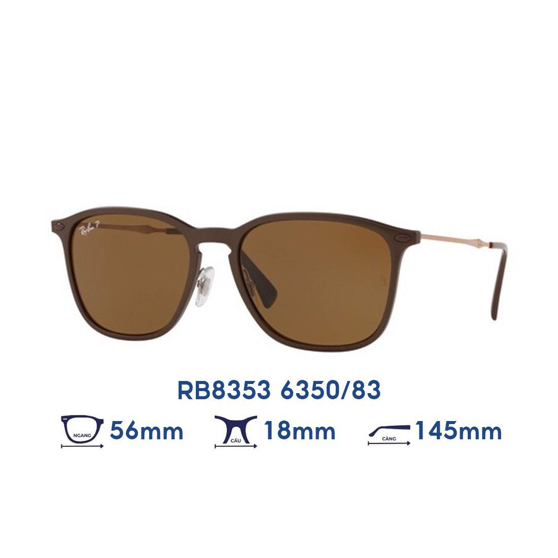  Kính mát RAYBAN RB8353 6350/83 