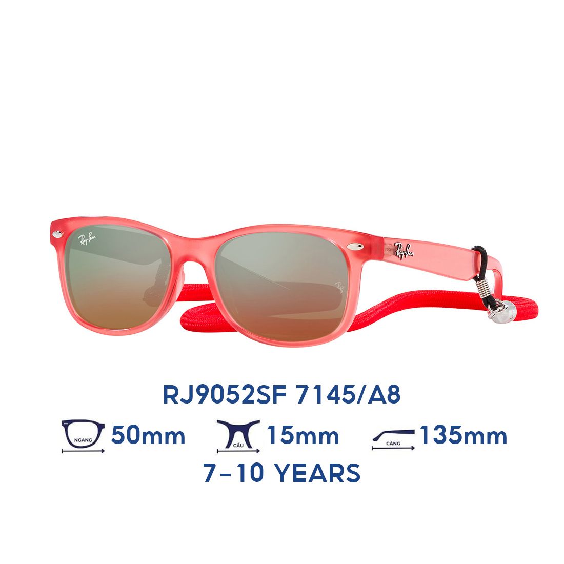  Kính mát trẻ em Kids RAYBAN RJ9052SF 7145/A8 