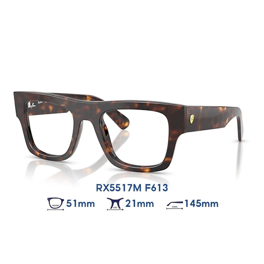  Gọng kính RAYBAN Scuderia Ferrari RX5517M F613 