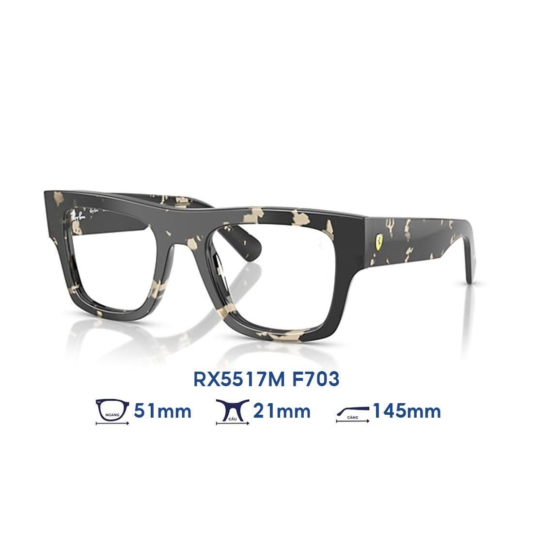  Gọng kính RAYBAN Scuderia Ferrari RX5517M F703 