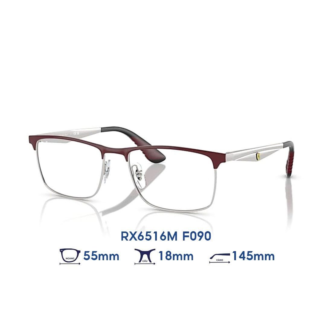  Gọng kính RAYBAN Scuderia Ferrari RX6516M F090 