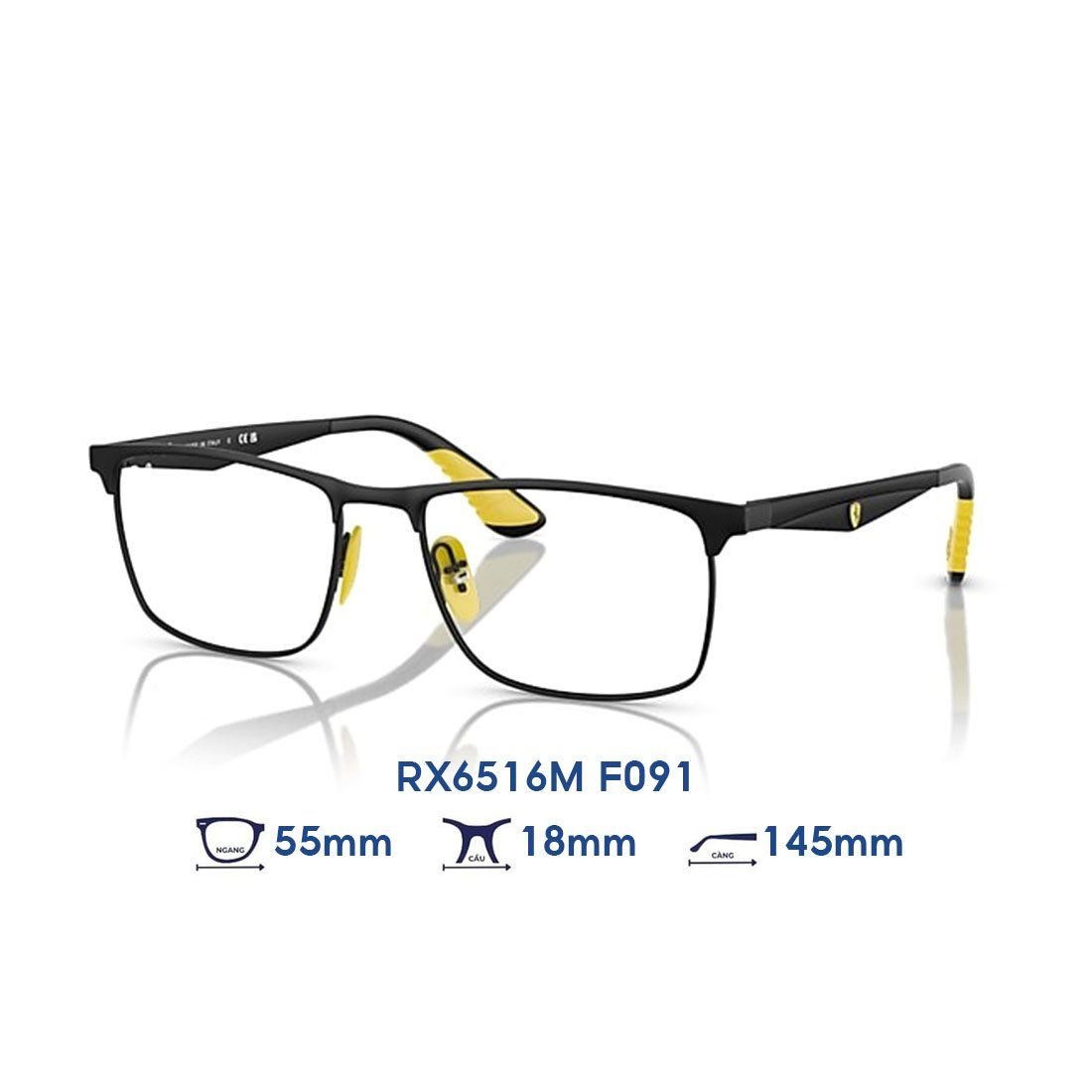 Gọng kính RAYBAN Scuderia Ferrari RX6516M F091 