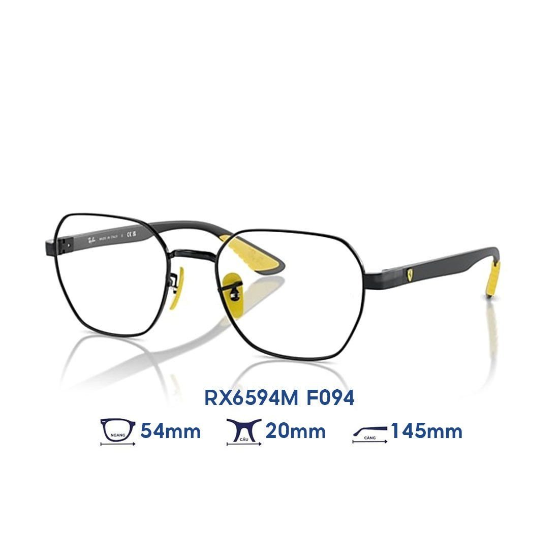  Gọng kính RAYBAN Scuderia Ferrari RX6594M F094 