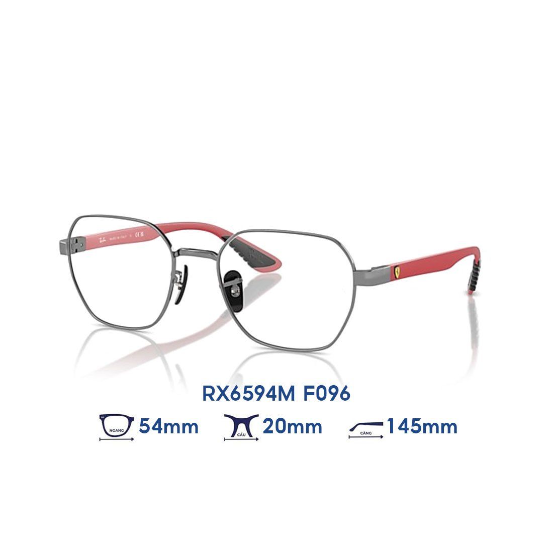  Gọng kính RAYBAN Scuderia Ferrari RX6594M F096 