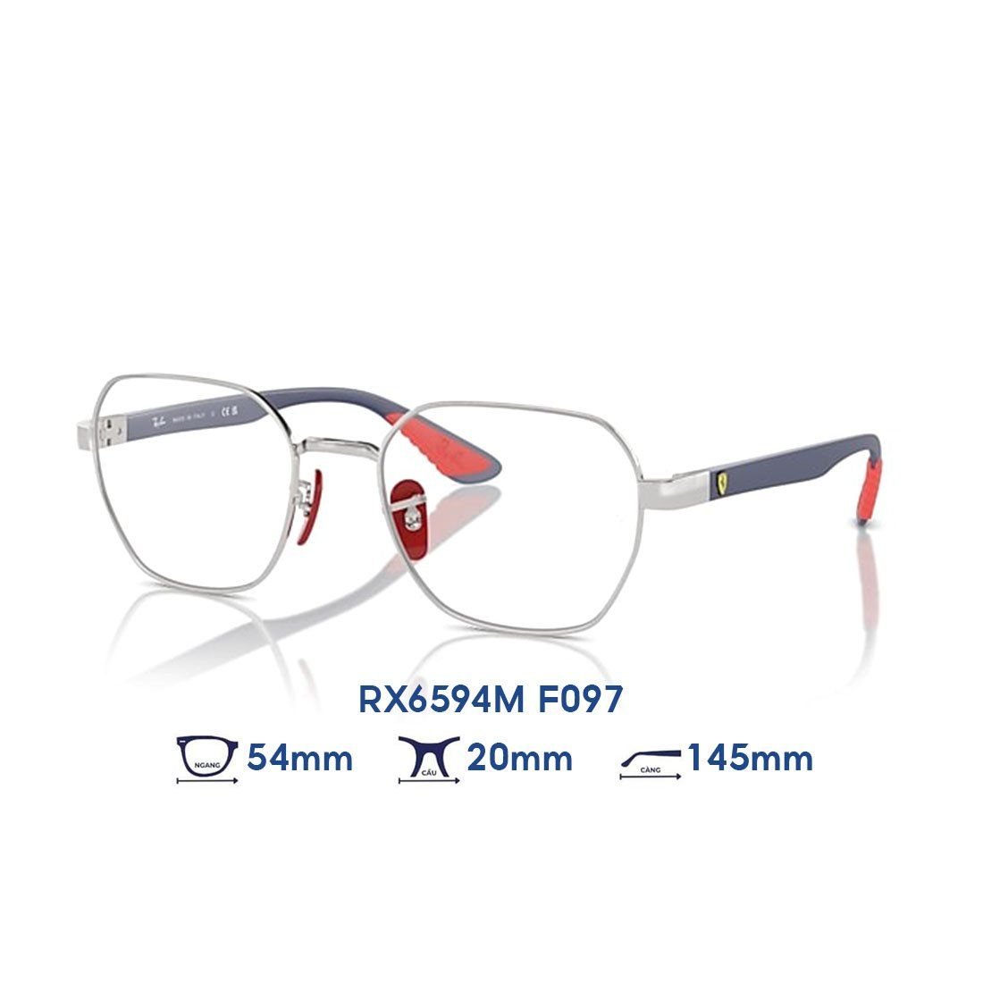  Gọng kính RAYBAN Scuderia Ferrari RX6594M F097 