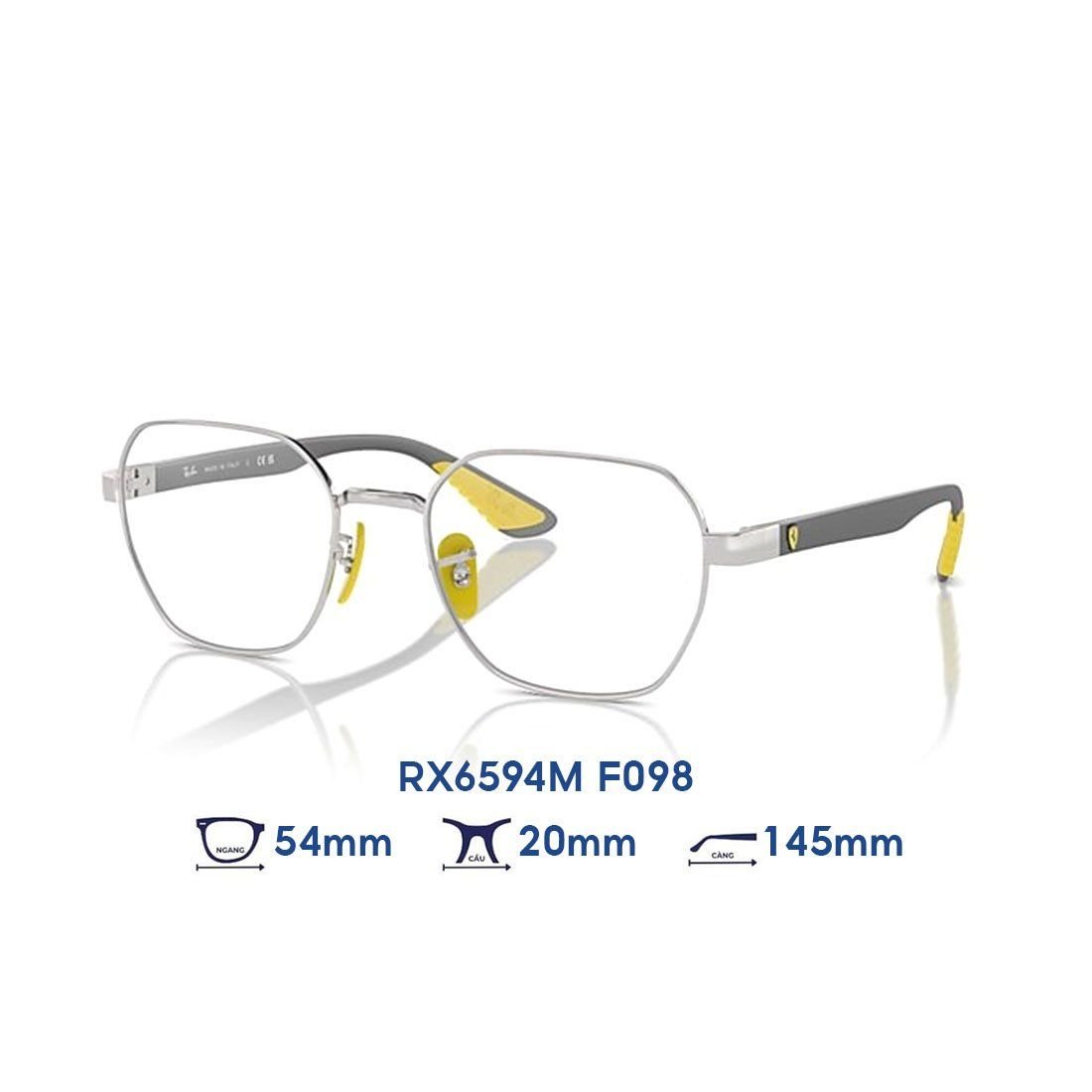  Gọng kính RAYBAN Scuderia Ferrari RX6594M F098 