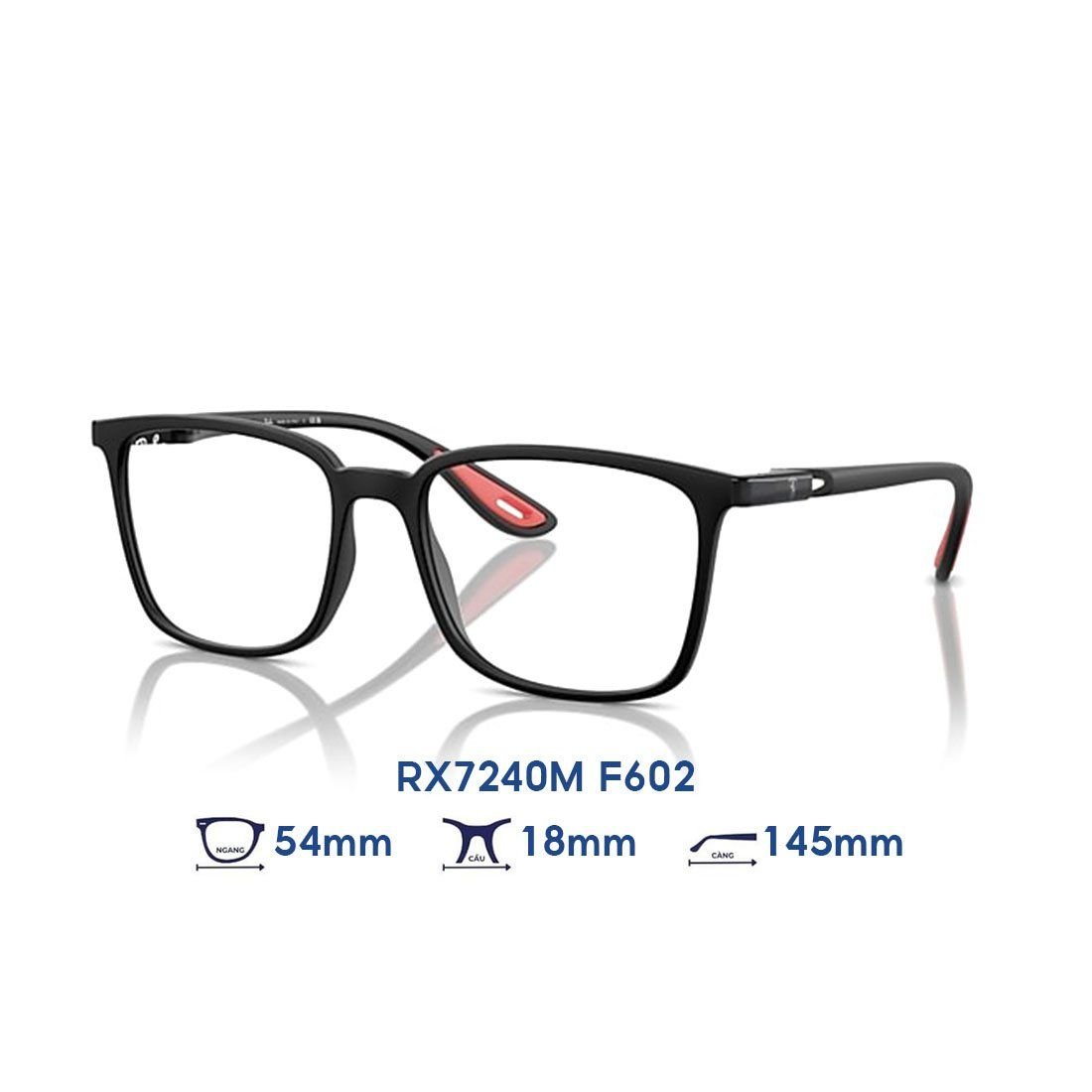  Gọng kính RAYBAN Scuderia Ferrari RX7240M F602 