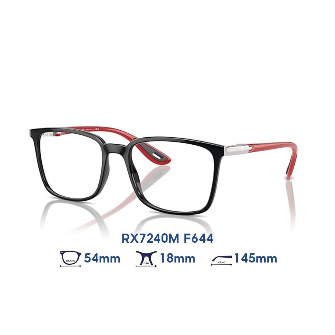  Gọng kính RAYBAN Scuderia Ferrari RX7240M F644 
