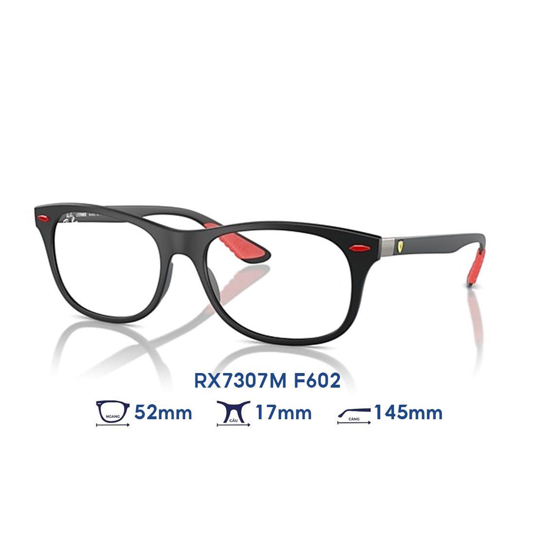  Gọng kính RAYBAN Scuderia Ferrari RX7307M F602 
