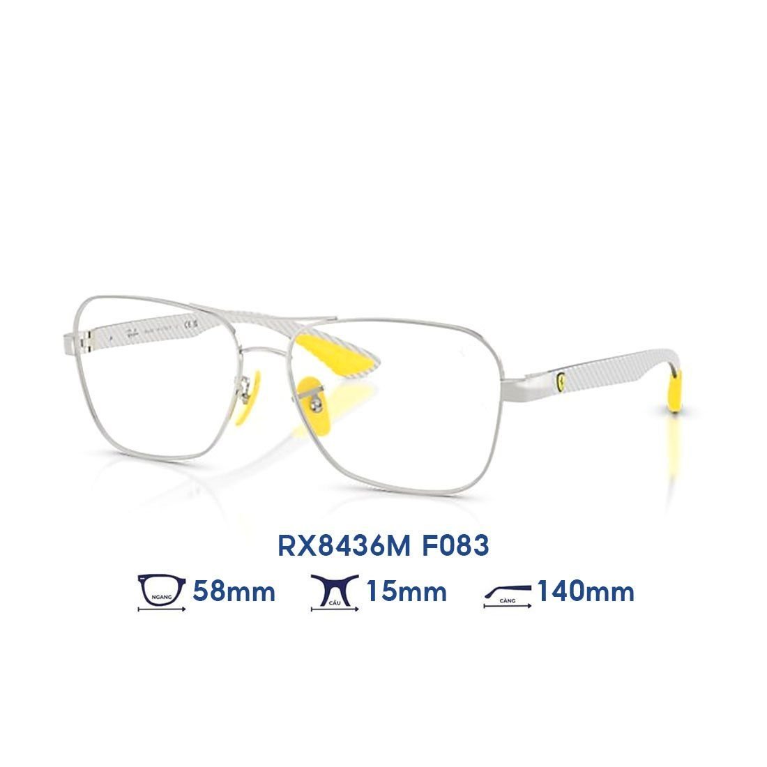  Gọng kính RAYBAN Scuderia Ferrari RX8436M F083 