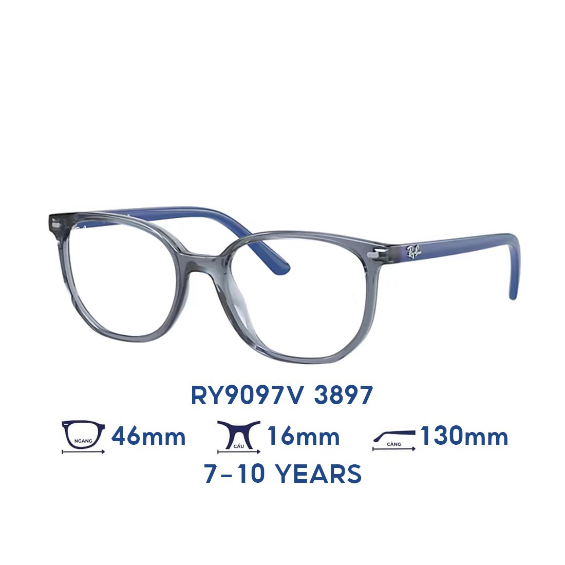  Gọng kính trẻ em Kids RAYBAN RY9097V 3897 