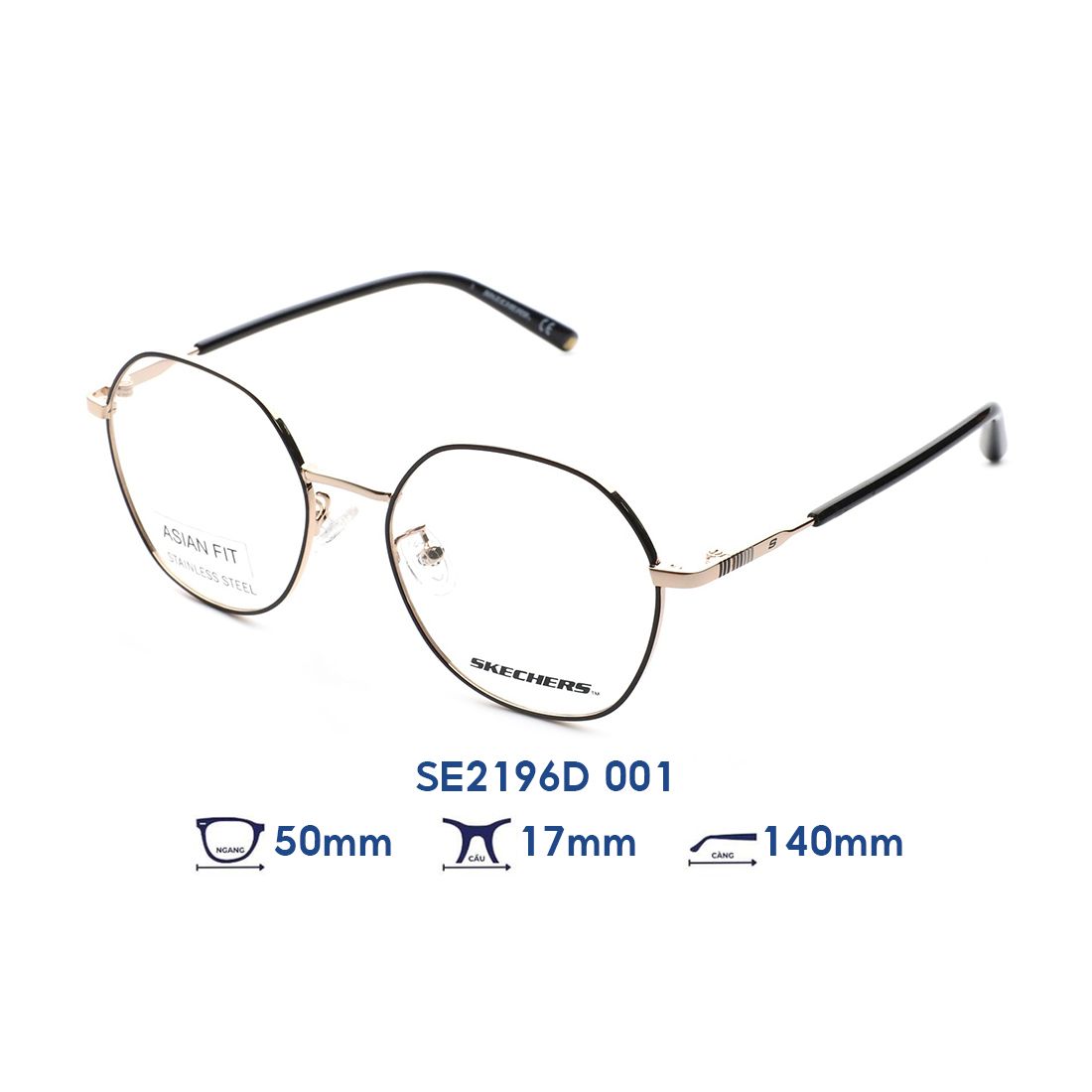  Gọng kính SKECHERS SE2196D 001 