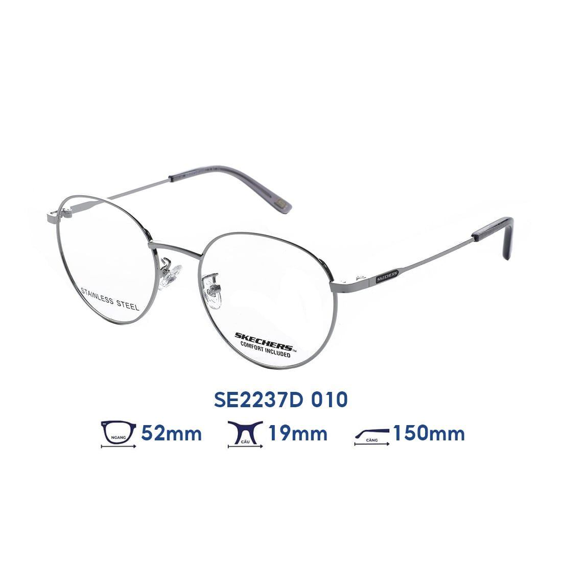  Gọng kính SKECHERS SE2237D 010 