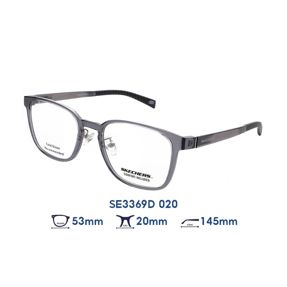  Gọng kính SKECHERS SE3369D 020 