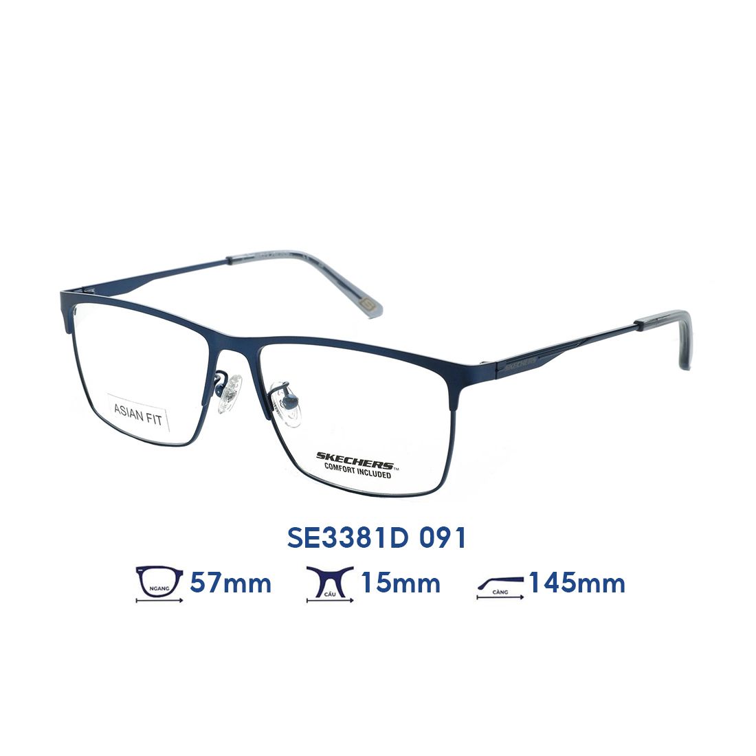  Gọng kính SKECHERS SE3381D 091 