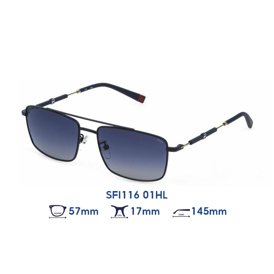  Kính mát FILA SFI116 01HL 